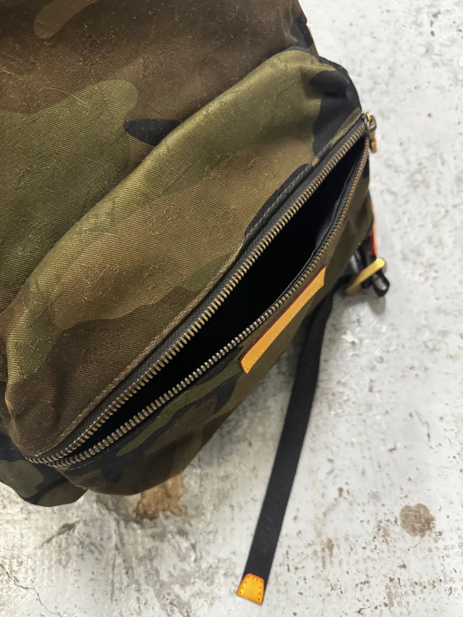 AW2017 Louis Vuitton X Supreme Khaki Camo Monogram Backpack dWXoJdI 14