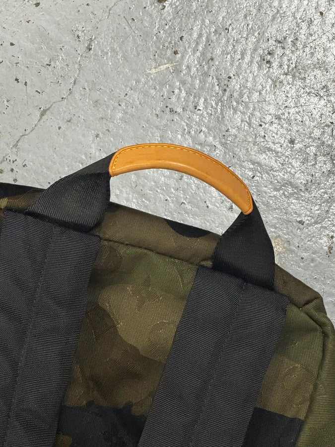 AW2017 Louis Vuitton X Supreme Khaki Camo Monogram Backpack dWXoJdI 11