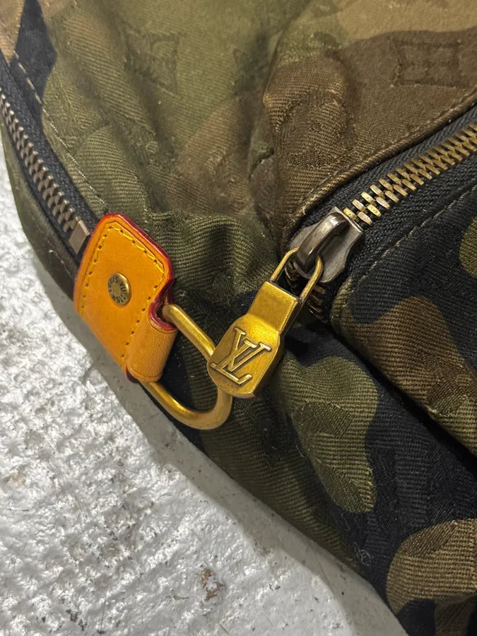 AW2017 Louis Vuitton X Supreme Khaki Camo Monogram Backpack dWXoJdI 8