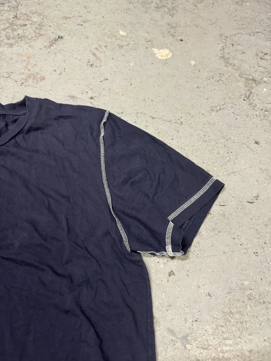 AW2017 Maison Margiela Navy Signature T-Shirt GlAdrQY 7