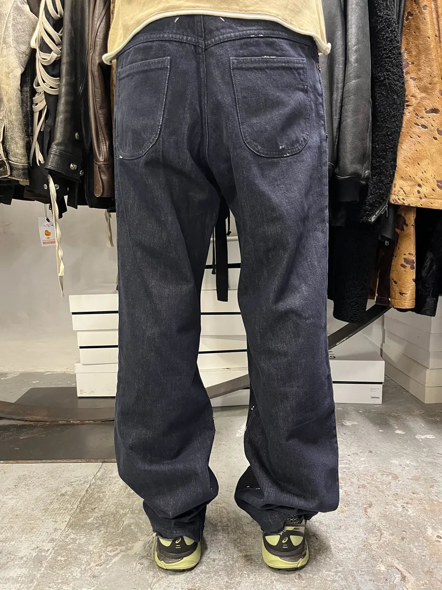 AW2017 Maison Margiela Signature Navy Brut Denim Jeans UJAuFcv 2