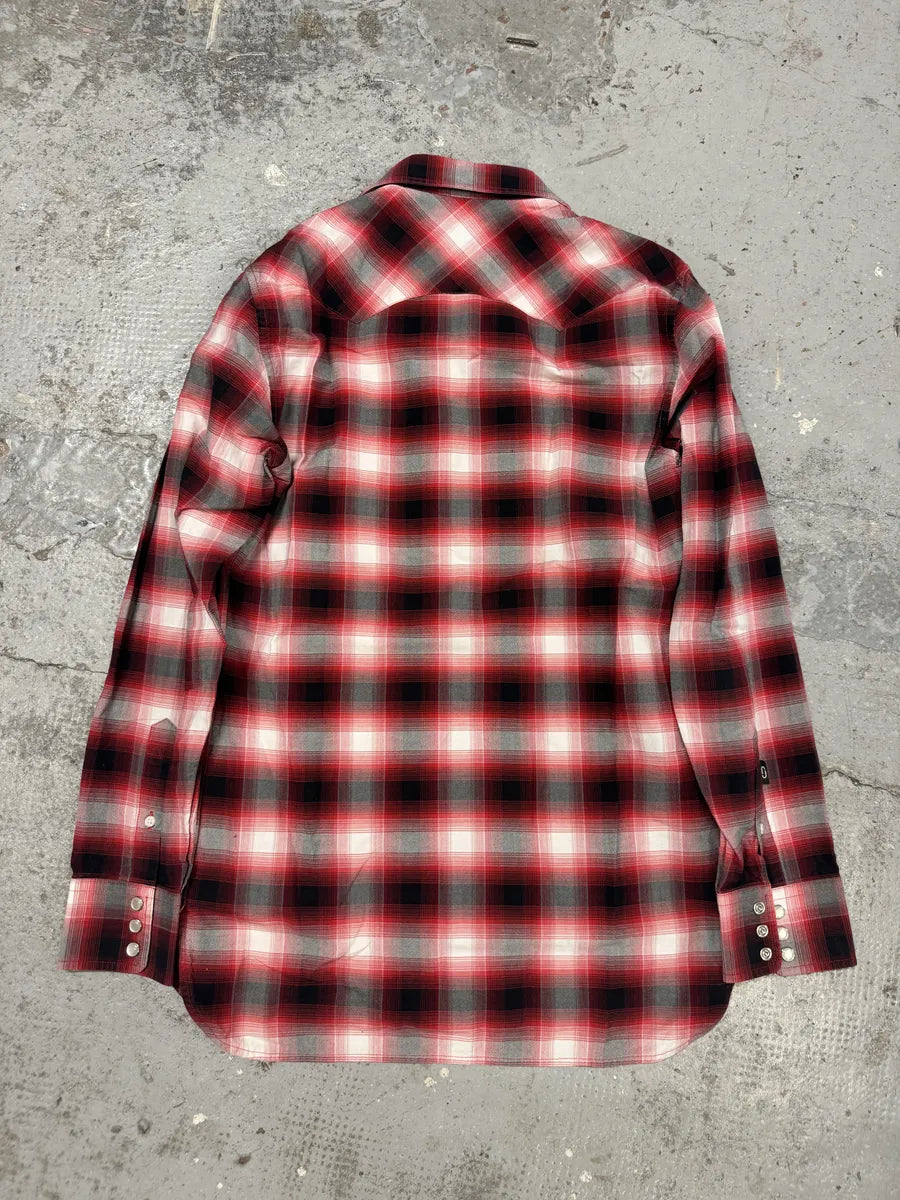 AW2017 Marc Jacobs Red Checkered Western Shirt BYqYgkH 1