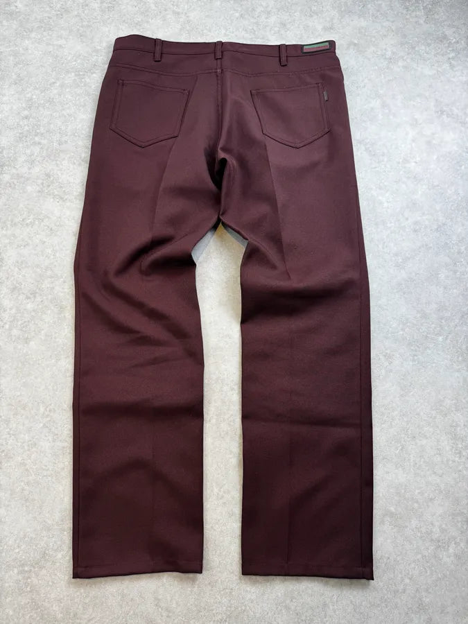 AW2017 Prada Bordeaux Classy Large Pants QHusfrQ 1