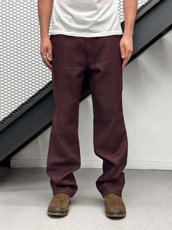 AW2017 Prada Bordeaux Classy Large Pants QHusfrQ 2
