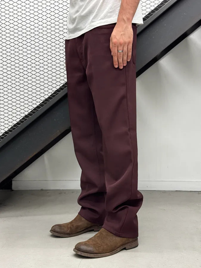 AW2017 Prada Bordeaux Classy Large Pants QHusfrQ 3