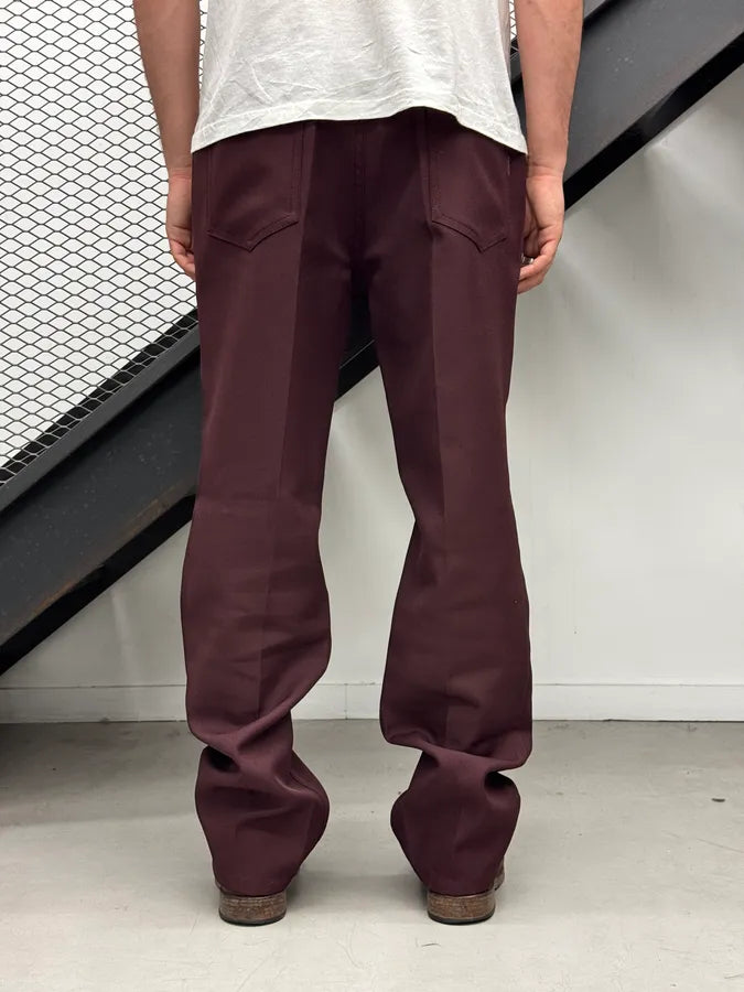 AW2017 Prada Bordeaux Classy Large Pants QHusfrQ 4
