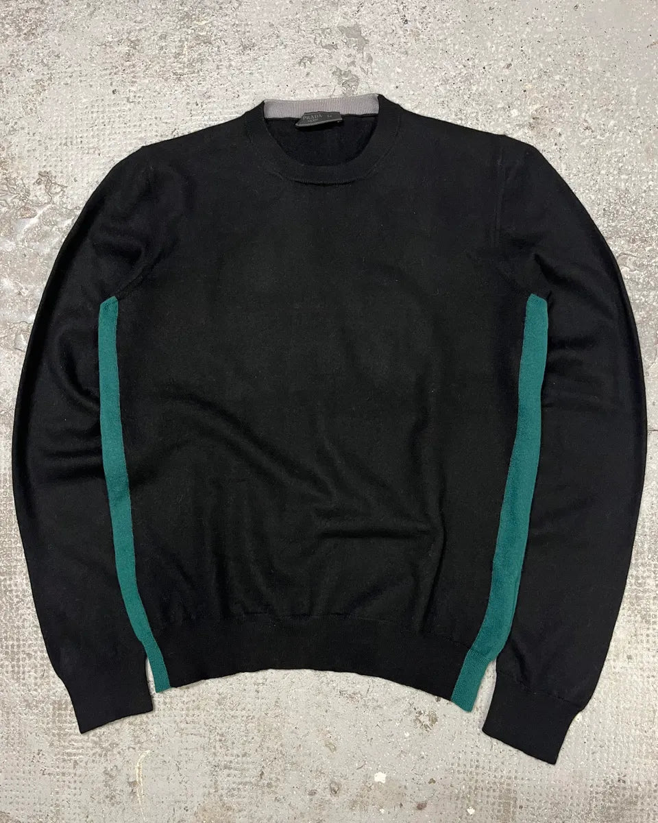 AW2017 Prada Wool Black Sweater dJqtHGr 0
