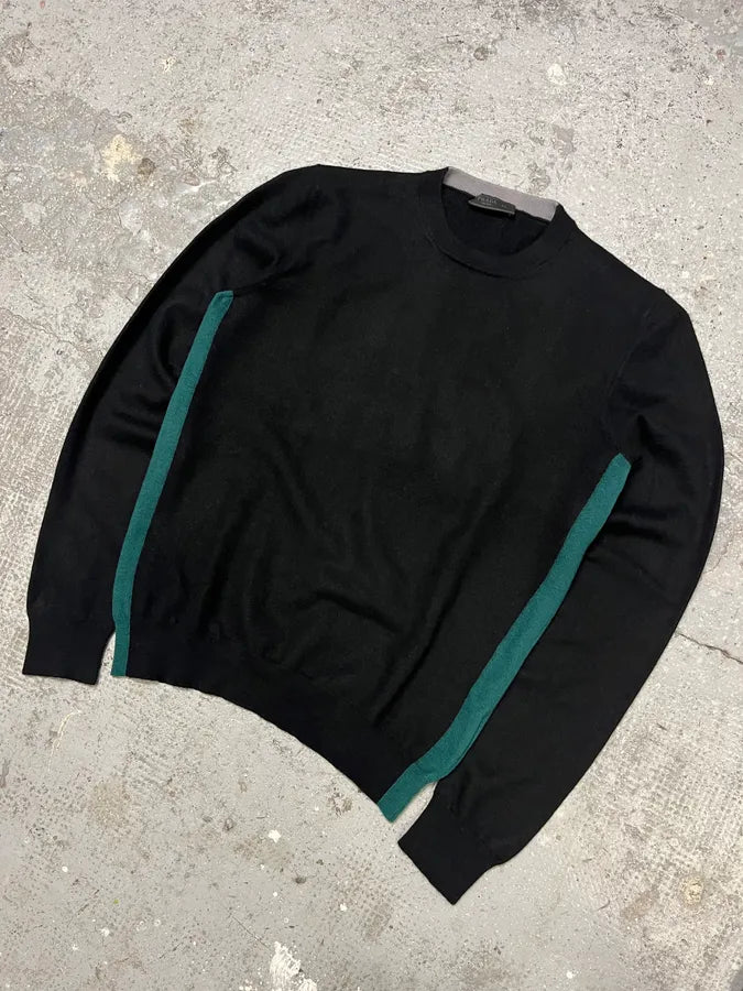 AW2017 Prada Wool Black Sweater dJqtHGr 3