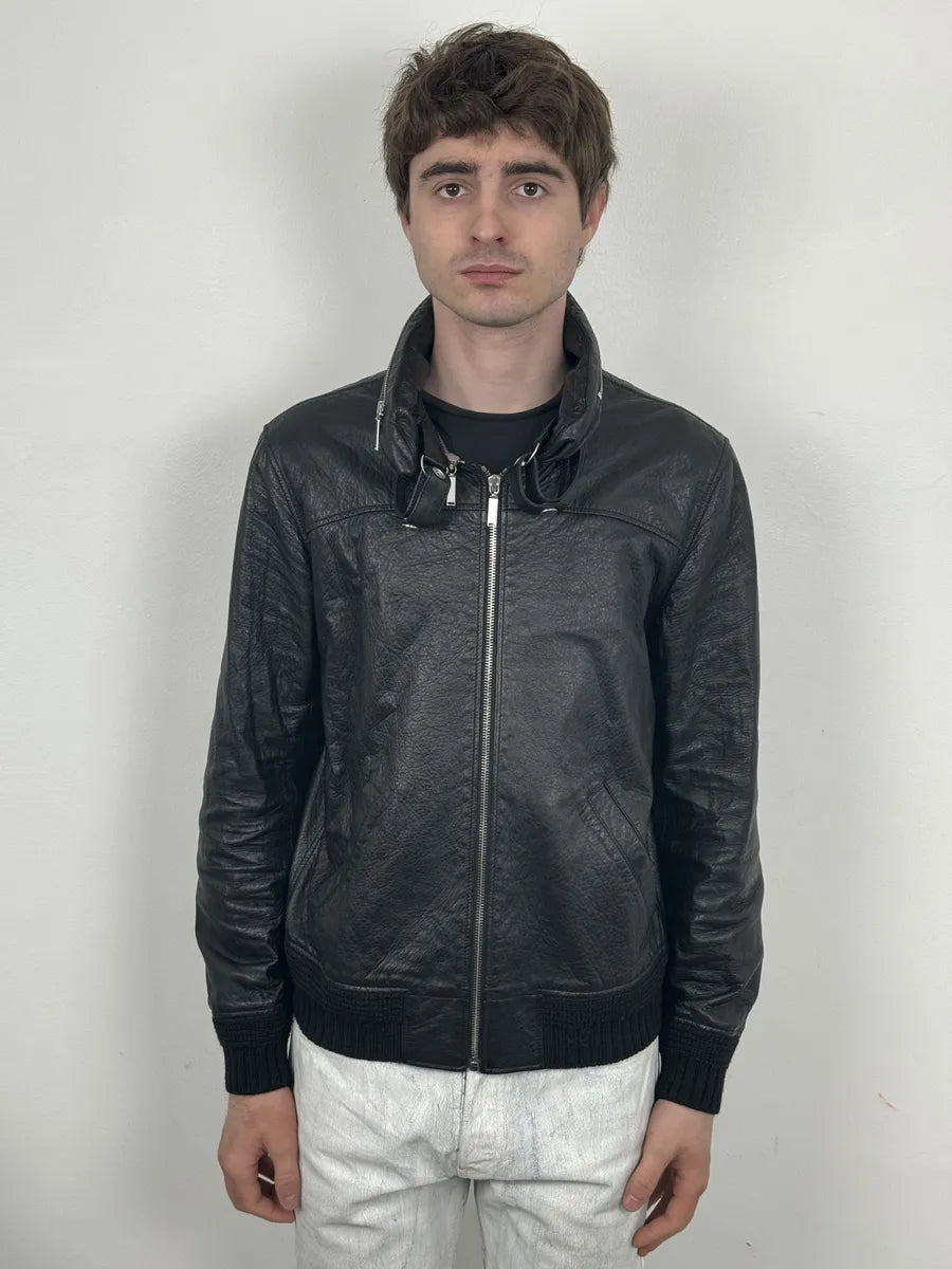 AW2017 Saint Laurent Black Premium Leather Jacket  gHddfzo 1