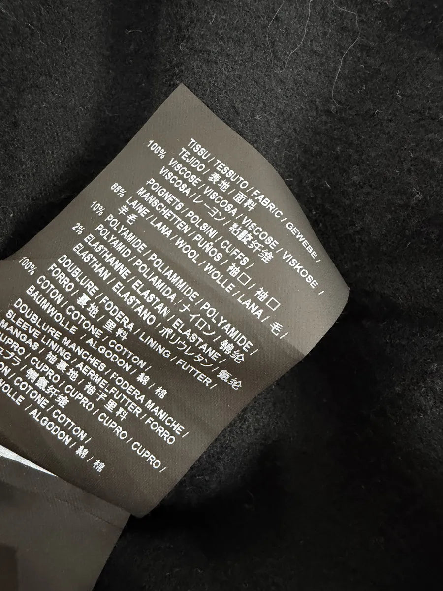 AW2017 Saint Laurent Flamingo Black Jacket MtDuDPO 11