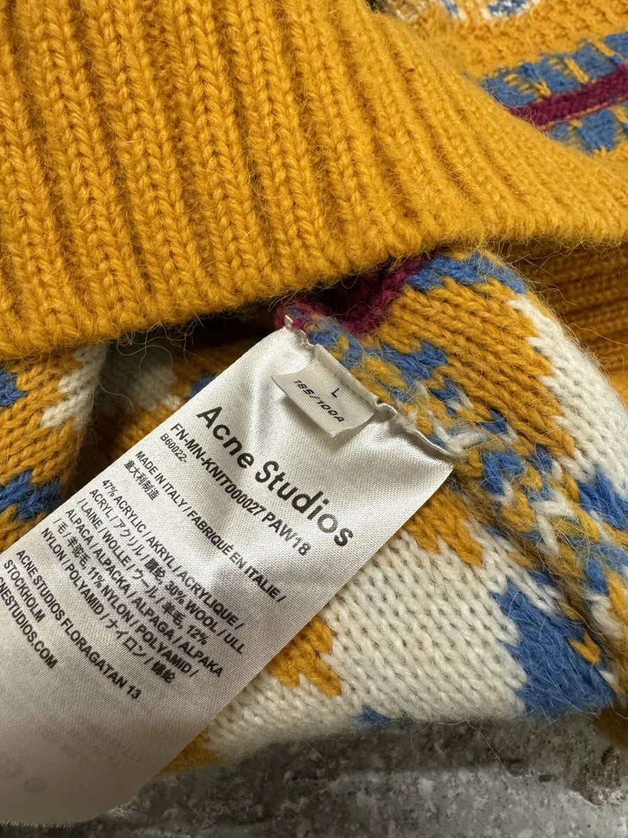 AW2018 Acne Studios Knit Sweater Multicolor  ODwsDau 6