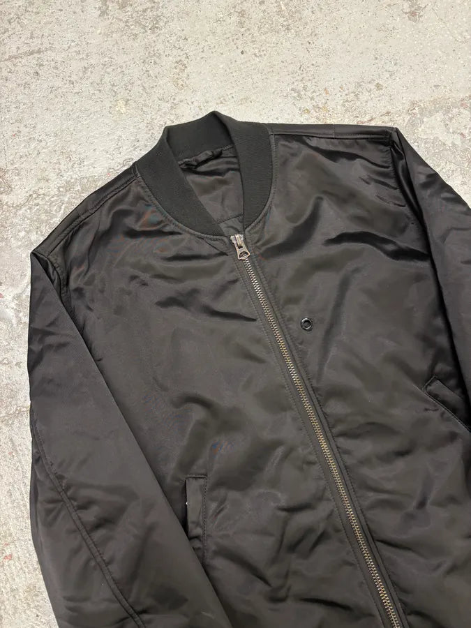 AW2018 Acne Studios Selo Us Black Bomber Jacket sLqWpML 4