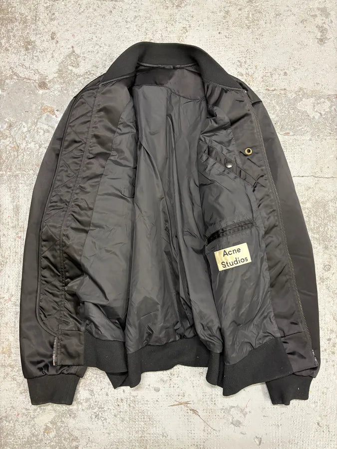 AW2018 Acne Studios Selo Us Black Bomber Jacket sLqWpML 6