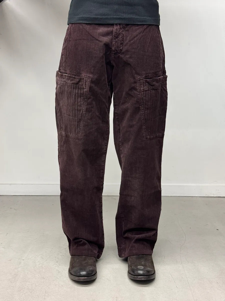 AW2018 Armani Brown Cargo Elevation Cozy Relaxed Pants zHWDDoy 1