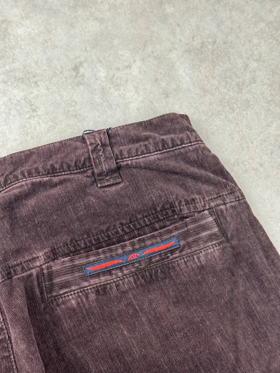 AW2018 Armani Brown Cargo Elevation Cozy Relaxed Pants zHWDDoy 10