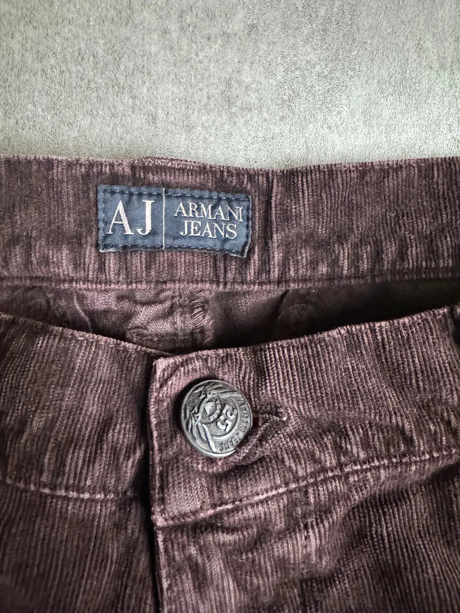AW2018 Armani Brown Cargo Elevation Cozy Relaxed Pants zHWDDoy 8