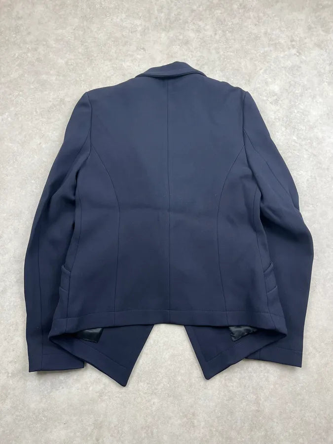 AW2012 Balenciaga Navy Wool Double-Breasted Blazer Jacket GYiNuKz 5