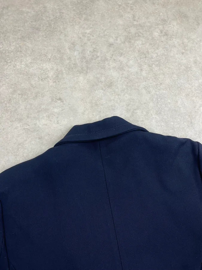 AW2012 Balenciaga Navy Wool Double-Breasted Blazer Jacket GYiNuKz 6