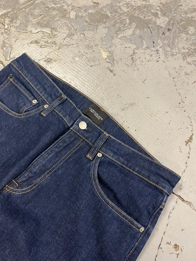 AW2018 Calvin Klein Andy Warhol Brut Denim Jeans by Raf Simons YKVptvf 4