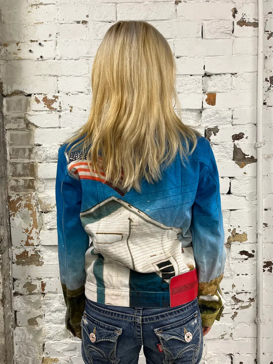 AW2018 Calvin Klein by Raf Simons US Campaign Trucker Jacket PWvaLal 2