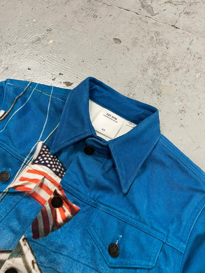 AW2018 Calvin Klein by Raf Simons US Campaign Trucker Jacket PWvaLal 4