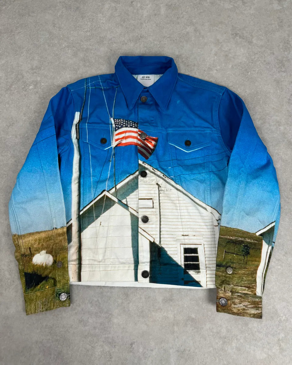 AW2018 Calvin Klein by Raf Simons US Campaign Trucker Jacket AdAiZTA 0