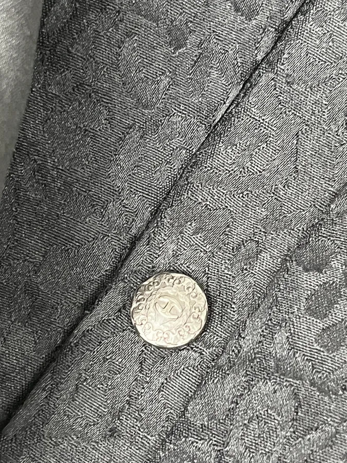 AW2018 Cavalli Black Leopard Nylon Bomber Jacket OSPntOM 9