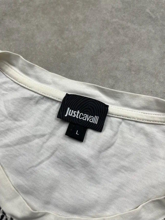 AW2018 Cavalli Indian Cheef White T-Shirt sevfTCp 6