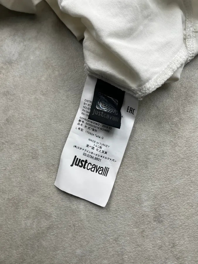AW2018 Cavalli Indian Cheef White T-Shirt sevfTCp 8