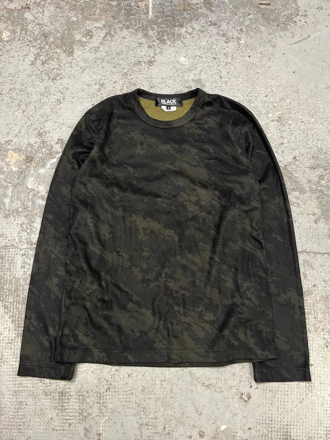 AW2018 Comme des Garçons Black Green Light Sweater PyOgTMC 0