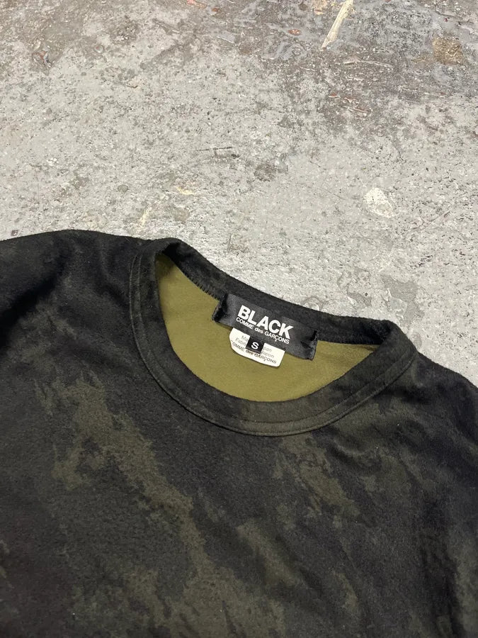 AW2018 Comme des Garçons Black Green Light Sweater PyOgTMC 4