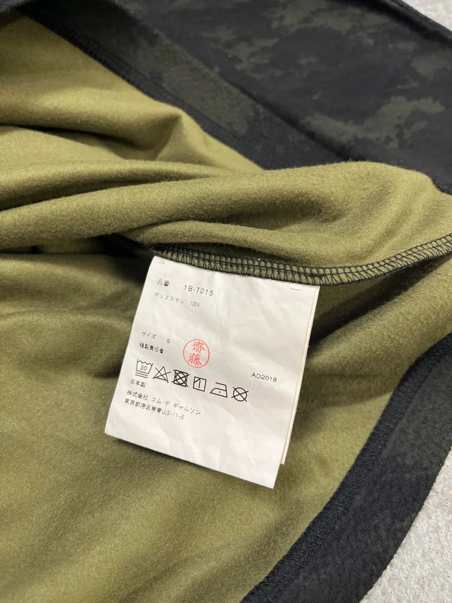 AW2018 Comme des Garçons Black Green Light Sweater PyOgTMC 9