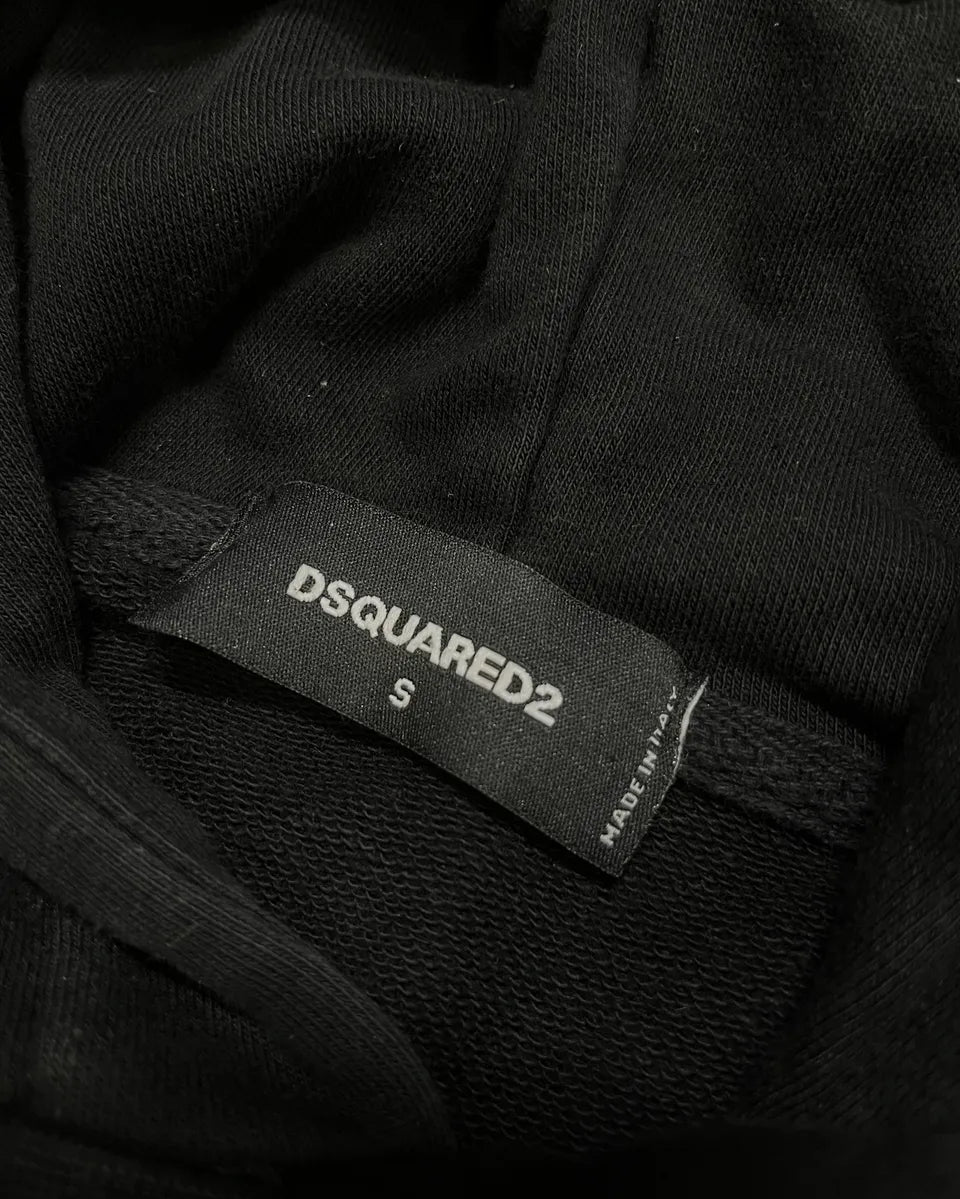 AW2018 Dsquared2 Black Human Shadow Hoodie BtnhkuI 7