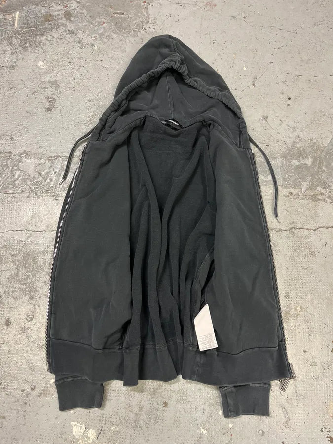 AW2018 DSquared2 Black Signature Zip-up Hoodie peXfhZt 8