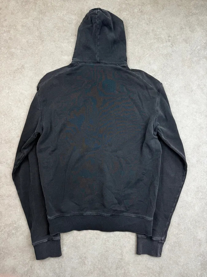 AW2018 Dsquared2 Black Washed Twin Guns Hoodie EPHuDfa 3