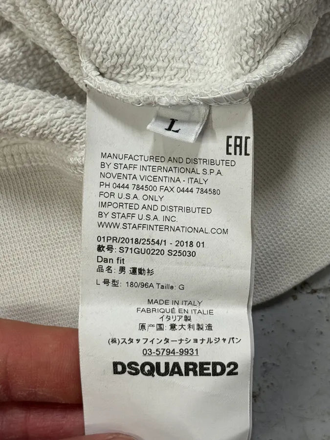 SS2018 Dsquared2 White Big Boy Hoodie VriZBBP 8