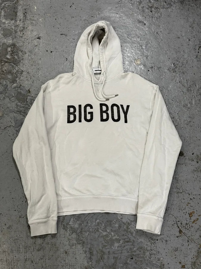 SS2018 Dsquared2 White Big Boy Hoodie VriZBBP 0