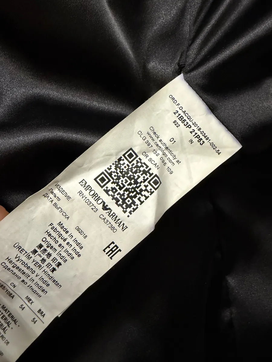 AW2018 Emporio Armani Biker 3-Zip Dark Navy Suede Leather Jacket DZSbPQA 8