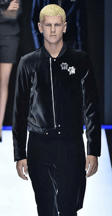 AW2018 Emporio Armani Black Velvet Bomber Jacket JoTwncK 2