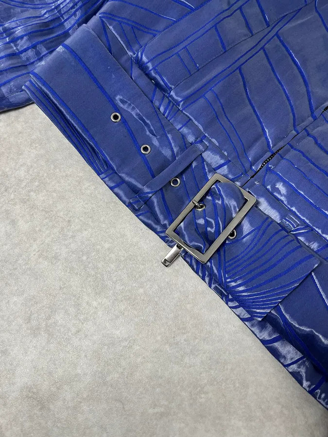 AW2018 Emporio Armani Blue Extra Contemporary Bomber Jacket jhAXOEX 6