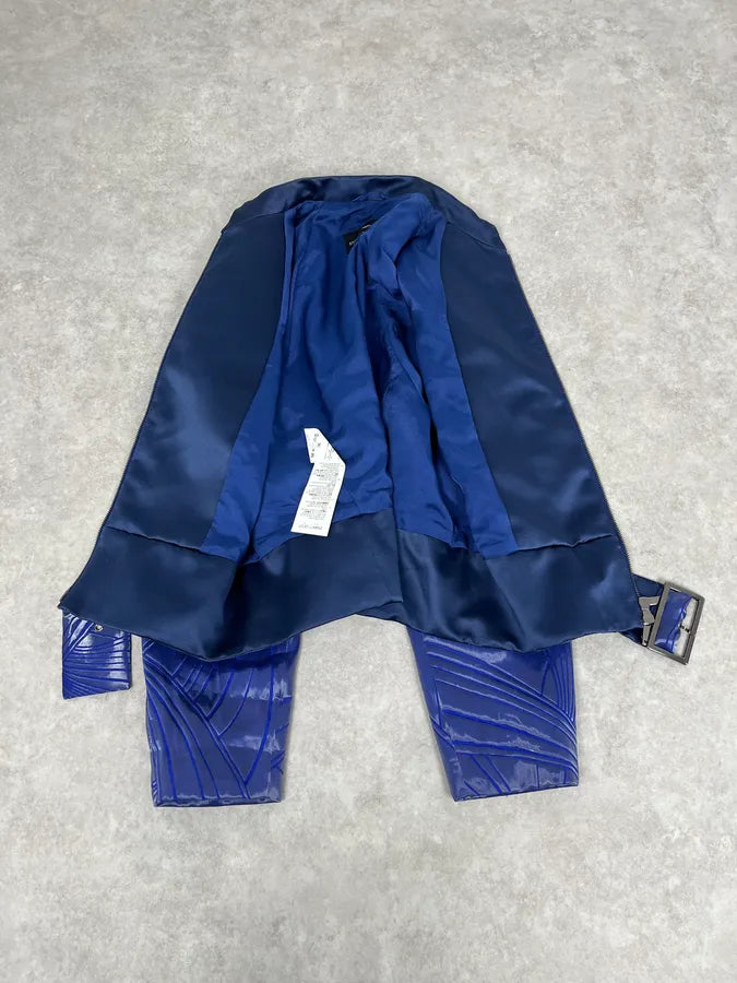 AW2018 Emporio Armani Blue Extra Contemporary Bomber Jacket jhAXOEX 7