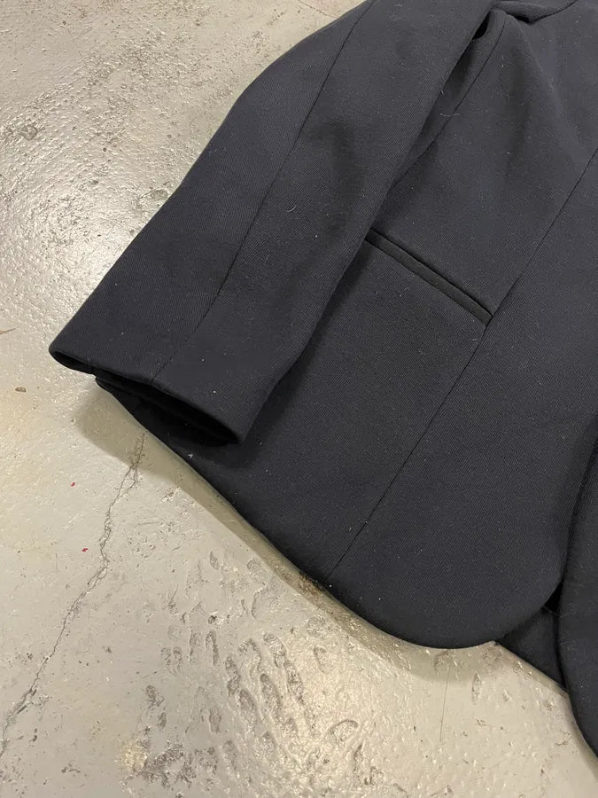 AW2018 Emporio Armani Navy Wool Hooded Blazer Jacket RUVUljO 5