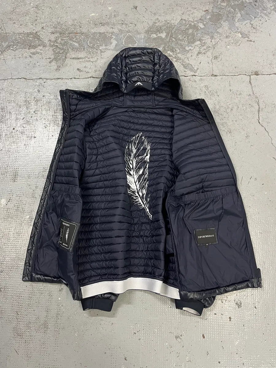 AW2018 Emporio Armani Quilted Navy Puffer Jacket JvfsOTY 7