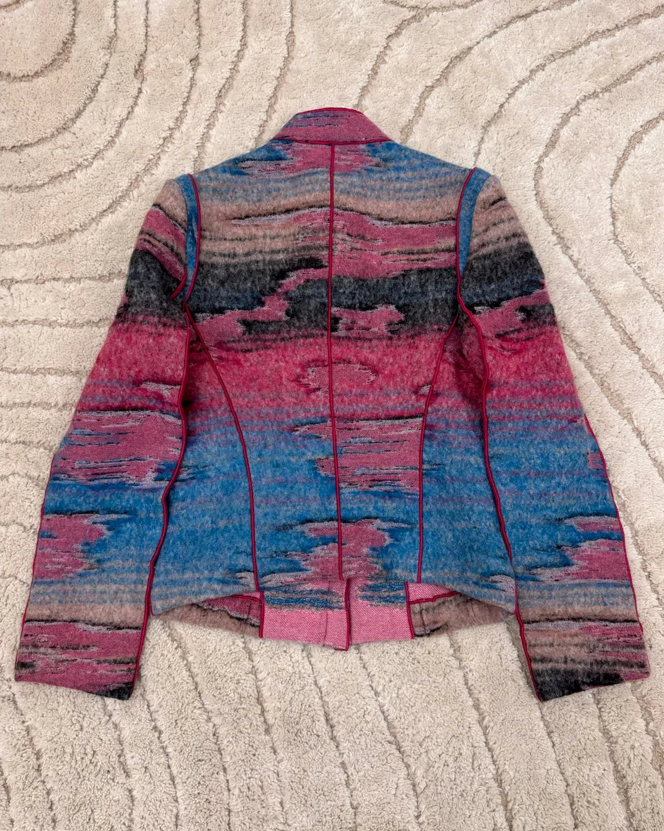 AW2018 Giorgio Armani Sunrise Mirage Shearling Fur Jacket nfFrpFz 2