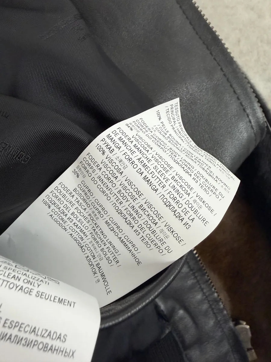 AW2018 Golden Goose Black & Brown Pony Hair Leather Jacket SXtzheg 13