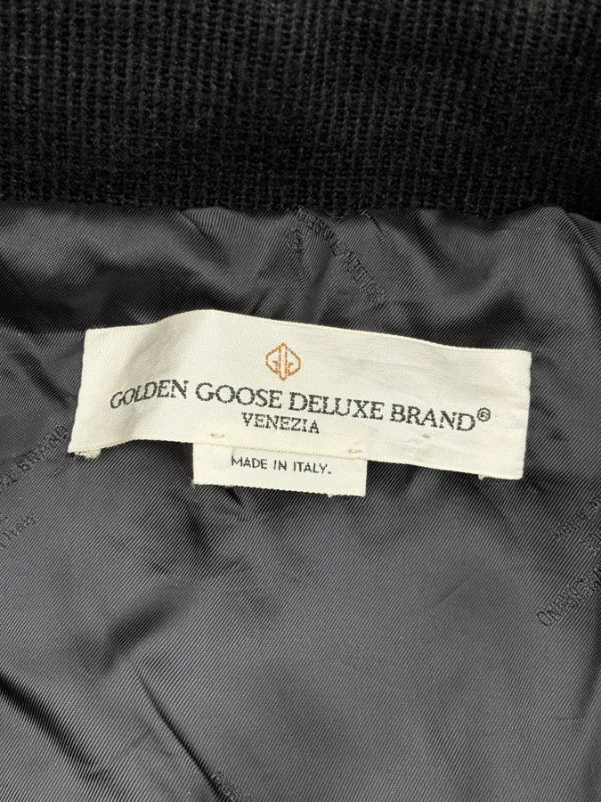 AW2018 Golden Goose Black & Brown Pony Hair Leather Jacket QwCUwox 7
