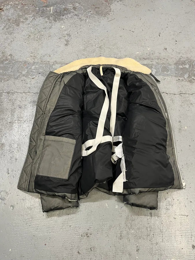 AW2018 Helmut Lang Astro Grey Net Puffer Jacket OTdFuOh 9