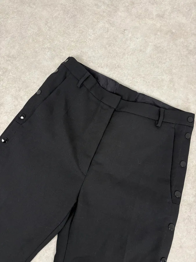 AW2018 Maison Margiela Black Button Dress Pants XUzFHri 4