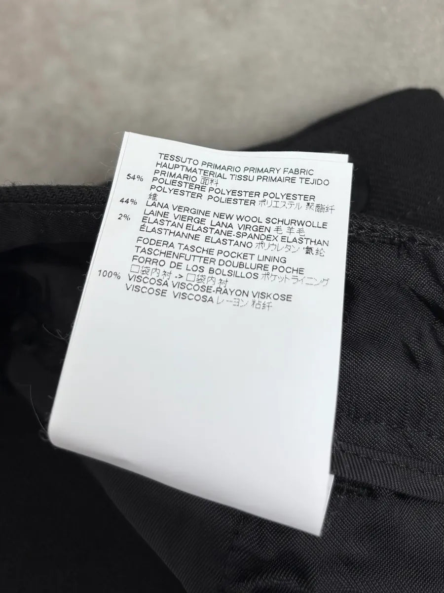 AW2018 Maison Margiela Black Button Dress Pants XUzFHri 8