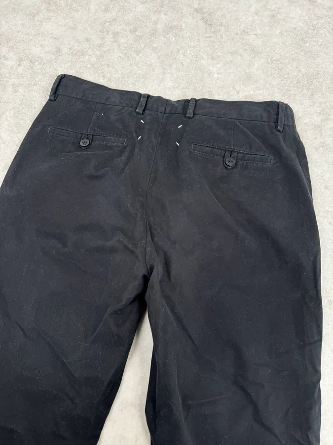 AW2018 Maison Margiela Black Signature Chino Pants dxLTpHm 6